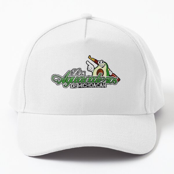 Aguacateros de Michoacan placa White Logo Federal a lado hat 2 Logos White  Black mesh at  Men's Clothing store