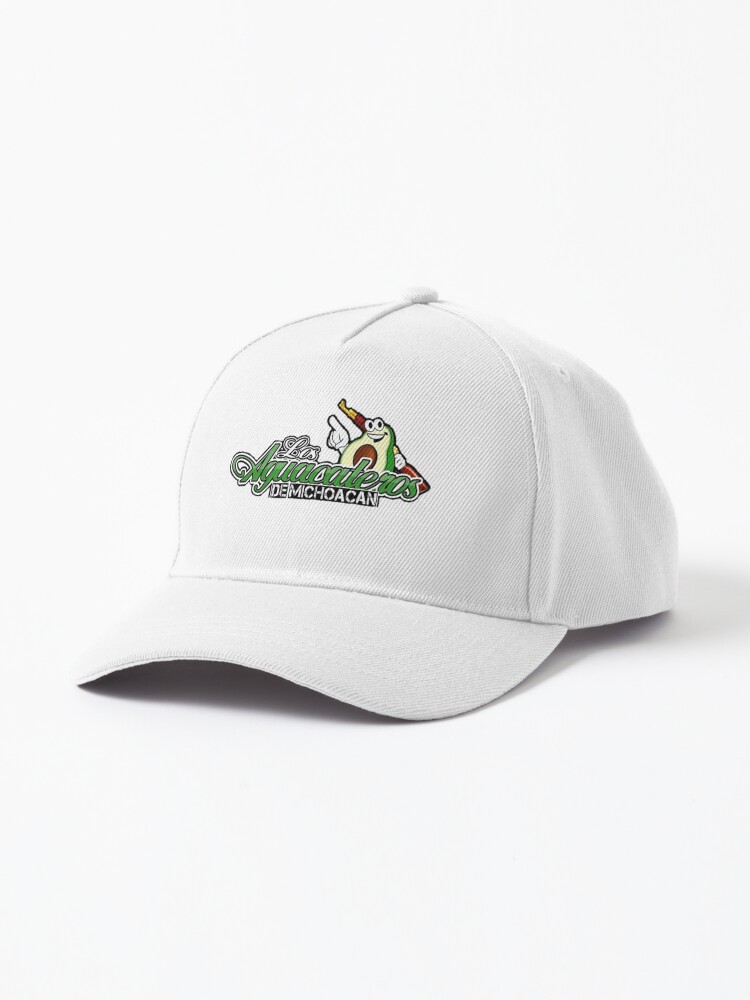 Los Aguacateros De Michoacan Hat 5 Logos Black Green