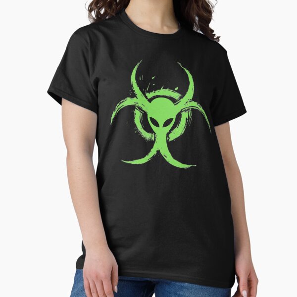 Artikel-Vorschau von Fluoreszierender grüner Biohazard-Alien, designt und verkauft von Lynne Dorr.