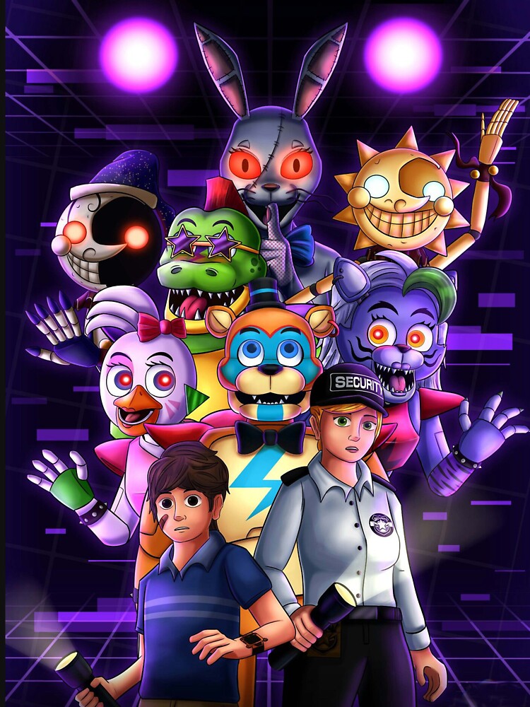 fnaf security breach  Poster for Sale by lojy-pink