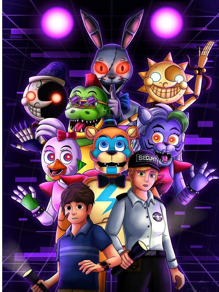 FNAF Security Breach Characters | Poster