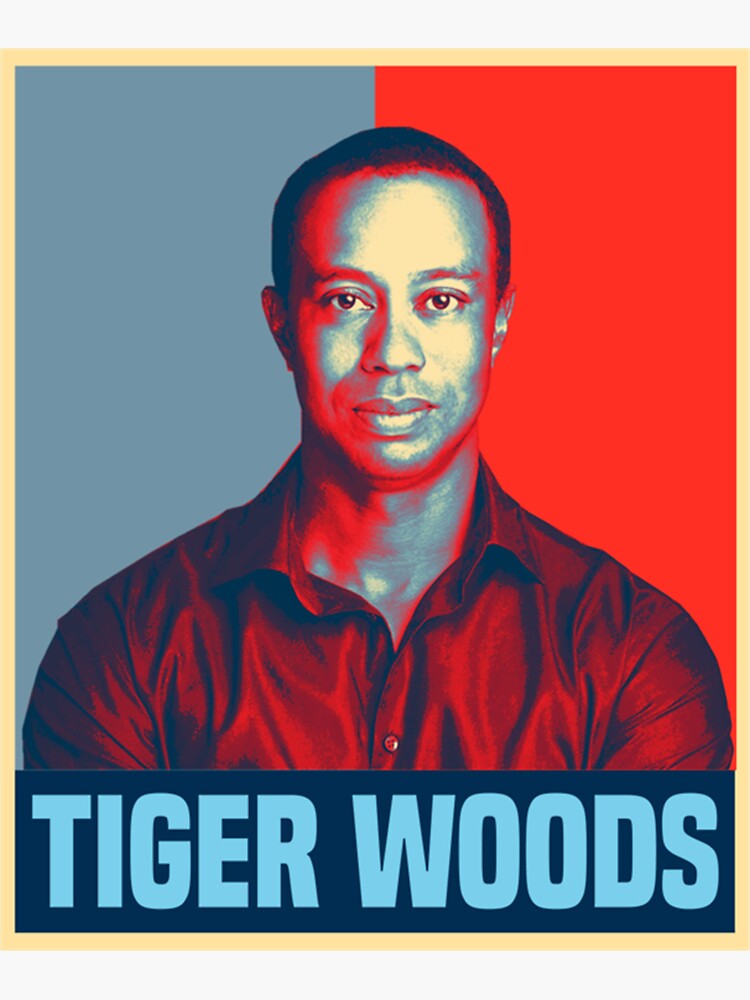 "Tiger Woods Hot " Sticker for Sale by Ana-Vega Redbub pic