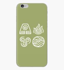 Bending All Four Elements - Green iPhone-Hülle & Cover