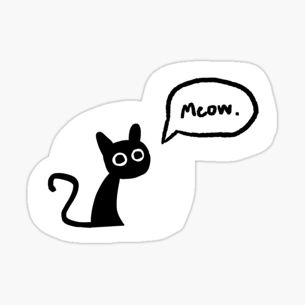 Item preview, Meow. designed and sold by catethebag.