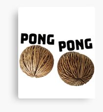 Pong Pong Seeds Design Canvas Print
