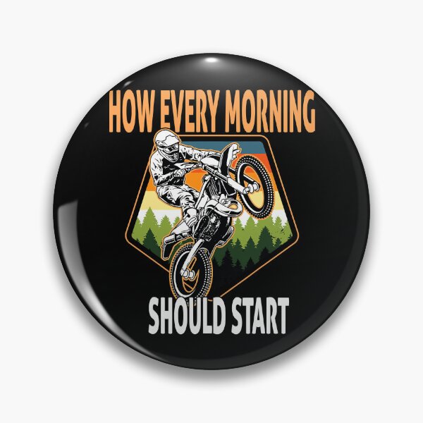 Artikelvorschau, Wie jeder Morgen mit lustigem Motocross beginnen sollte entworfen und verkauft von ujgbnx.