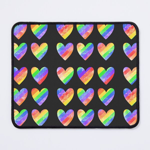 Item preview, Pride Rainbow Hearts designed and sold by haleyeahdesign.