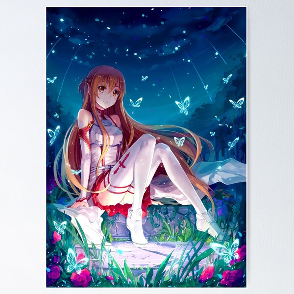 Custom Canvas Art Sword Art Poster Sword Art Online Game Wall