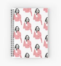 Striped Spiral Notebook