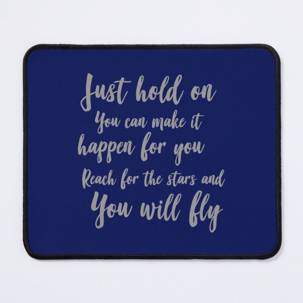 Item preview, Just Hold On - Grey designed and sold by BarbaraMercados.