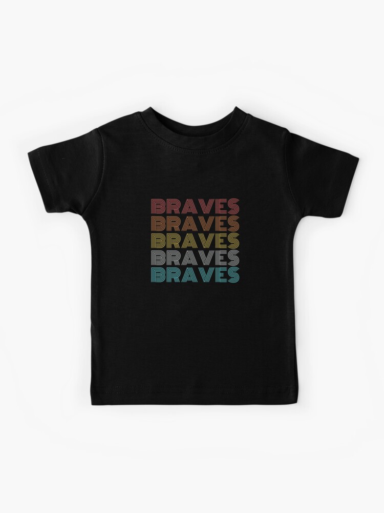 Vintage Retro Braves Pullover  Kids T-Shirt for Sale by XauXy