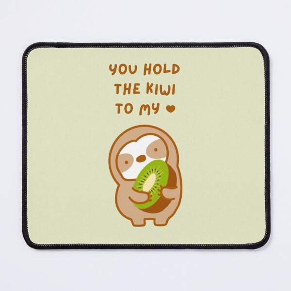 Item preview, You Hold the Keys to My Heart Kiwi Sloth  designed and sold by theslothinme.