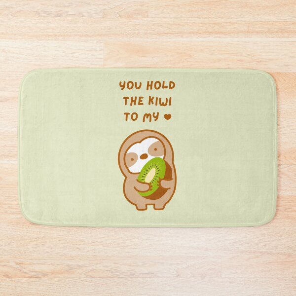 Item preview, You Hold the Keys to My Heart Kiwi Sloth  designed and sold by theslothinme.