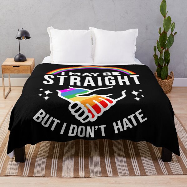 Item preview, I May Be Straight But I Don't Hate LGBT Gay Pride designed and sold by ujgbnx.