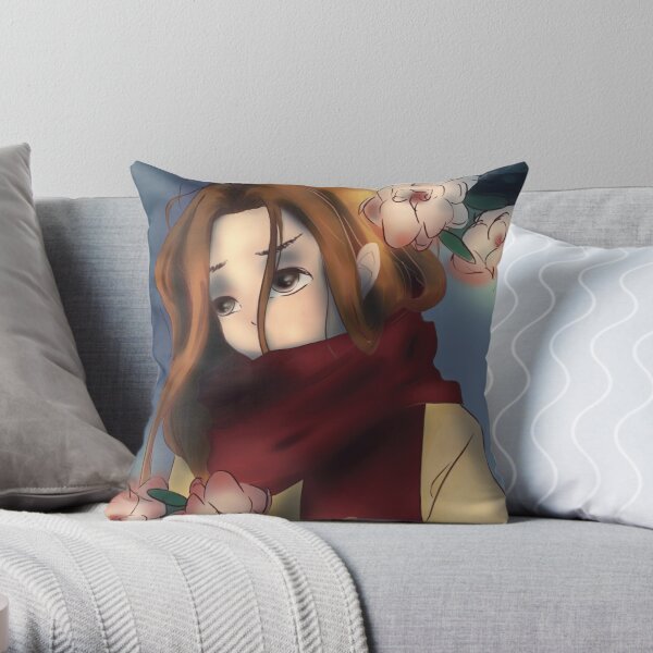 This is Georgiana | Eve is Red Throw Pillow