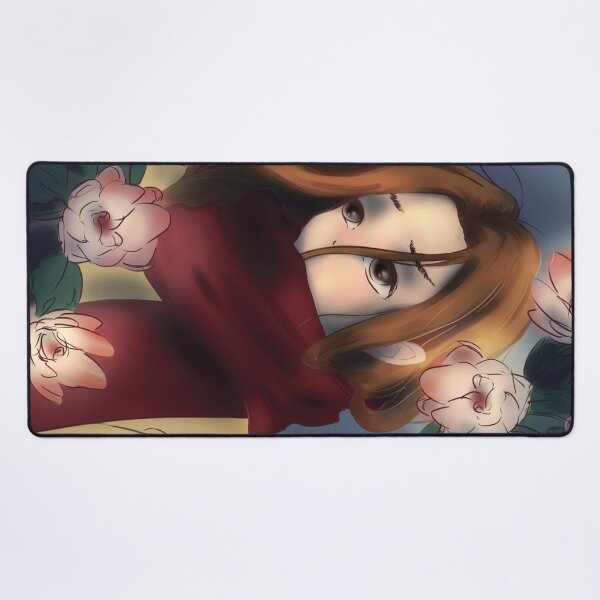 This is Georgiana | Eve is Red Desk Mat