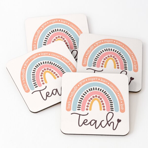 Item preview, Teacher Rainbow designed and sold by haleyeahdesign.
