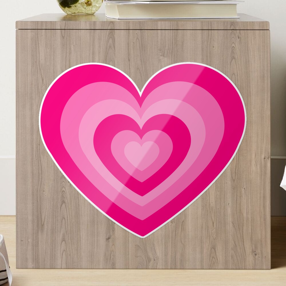 SK226 Pink Heart Stickers