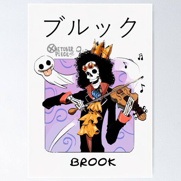 One Piece Brook Wanted Poster Wall Decor 50X36CM