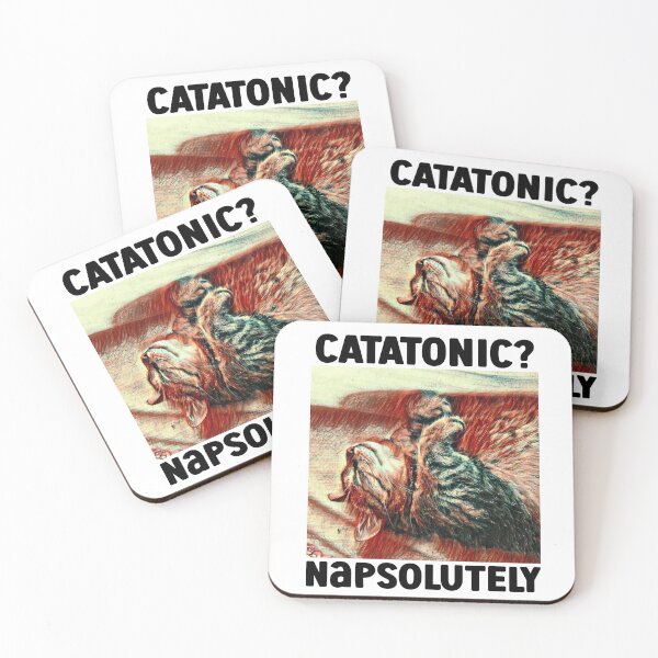 Item preview, Catatonic? Napsolutely designed and sold by i-cottagedesign.