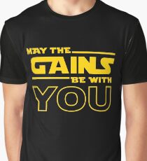 Möge die Gewinne mit dir sein Grafik T-Shirt