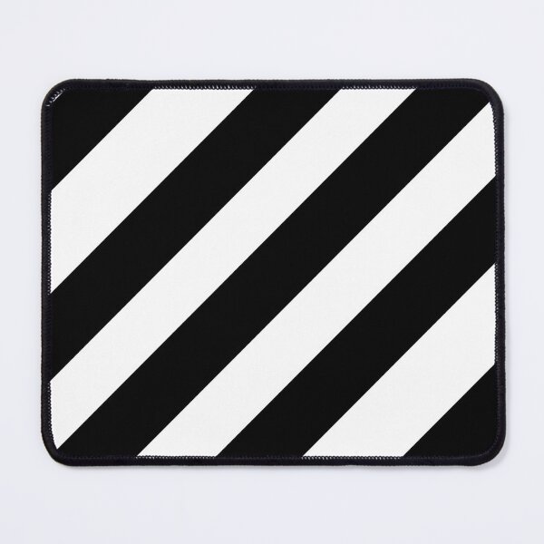 Item preview, Black and White Diagonal Stripes designed and sold by AliCatOriginals.
