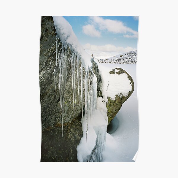 Icicles - Blue Lake Poster