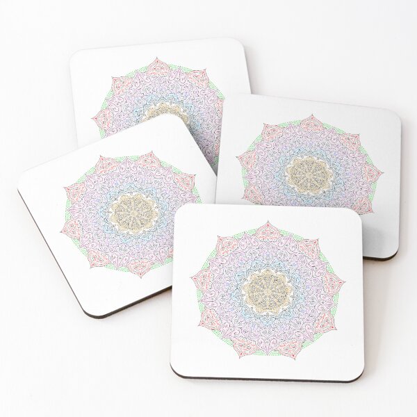 Item preview, Mandala Series - MAGENTA FLOWER designed and sold by pandet.