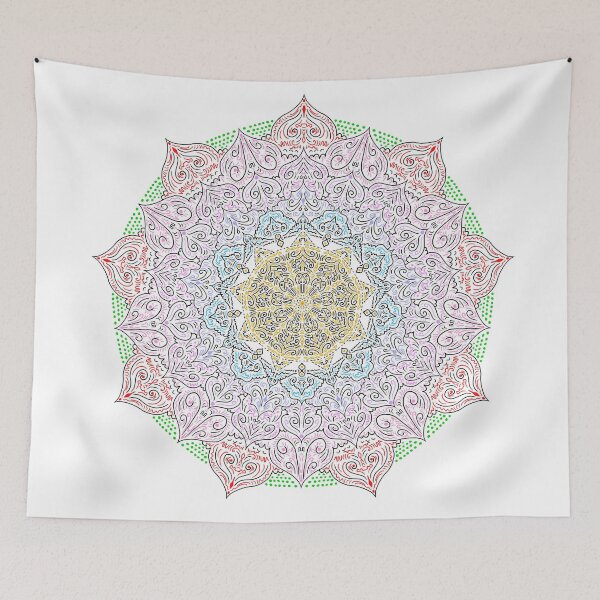 Item preview, Mandala Series - MAGENTA FLOWER designed and sold by pandet.