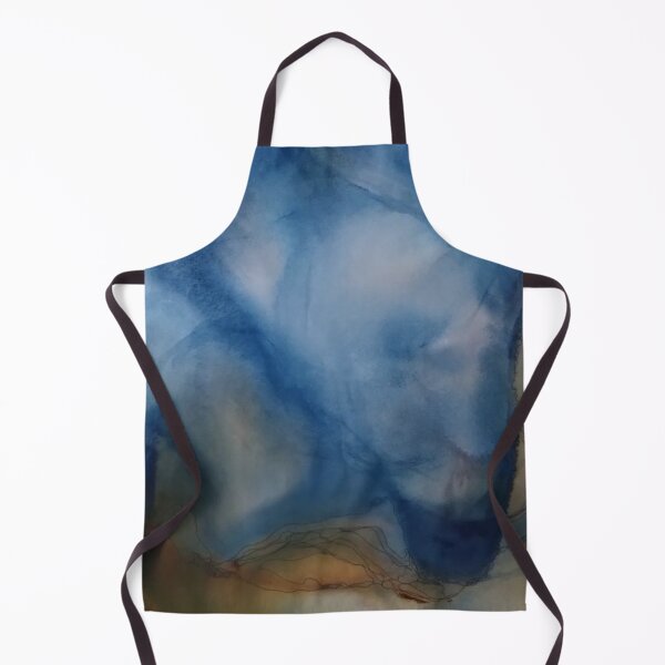 Item preview, Yellowstone Hydrothermal Pool #3 watercolor and ink painting designed and sold by ChillonLeachArt.
