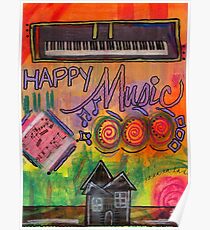 House of Happy Music Poster