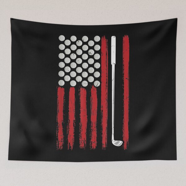 Artikelvorschau, American Flag Golfing Golf entworfen und verkauft von Evrard122344.