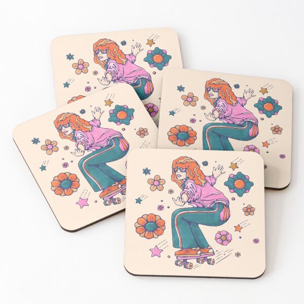 Item preview, Just Rollin Girl Skateboard Print designed and sold by Livelyscout.