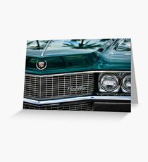 1969 Cadillac Eldorado Grille Emblem -0270c Greeting Card