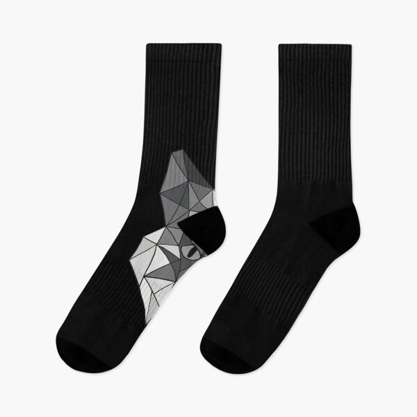 Item preview, Polygon grey and white fox designed and sold by Sam Artist.