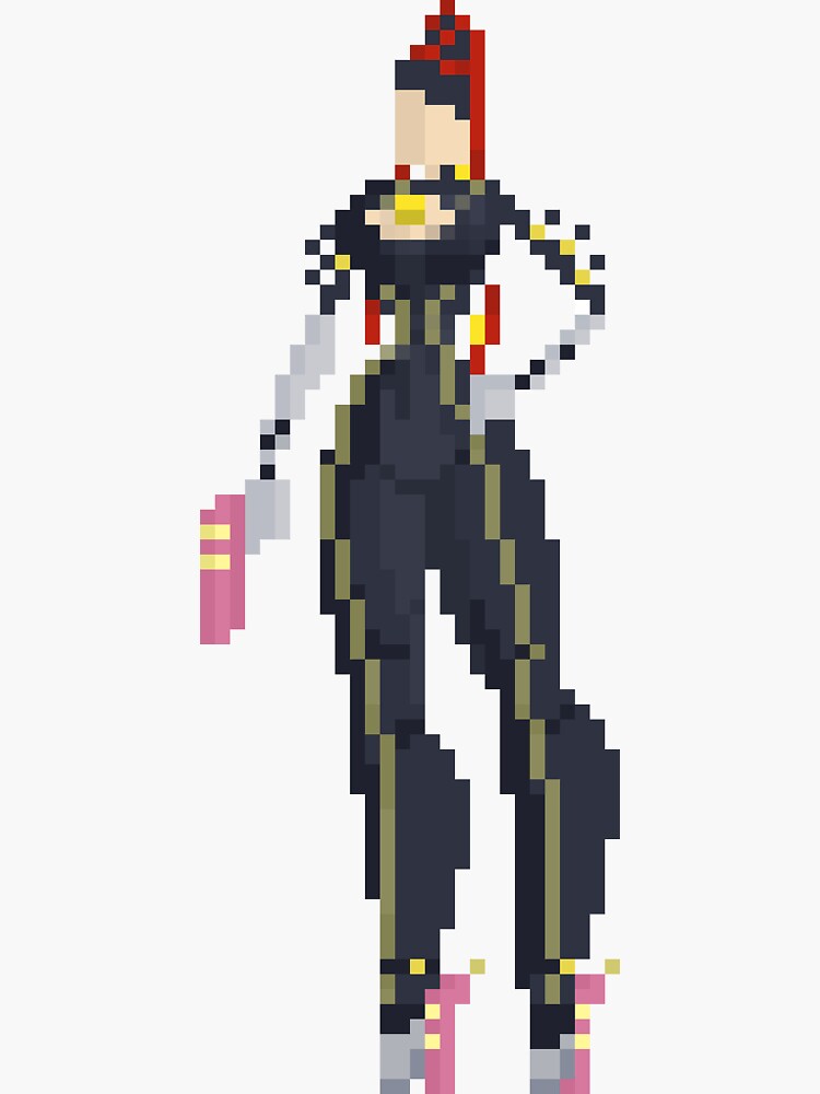 Bayonetta - Pixel Art Homage by izaksmells