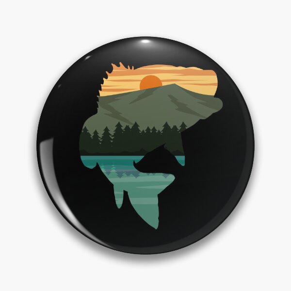 Item preview, Fishing Lover Nature Landscape Bass Fisherman Outdoors designed and sold by MintedFresh.