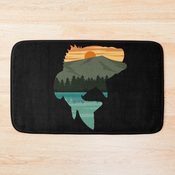 Item preview, Fishing Lover Nature Landscape Bass Fisherman Outdoors designed and sold by MintedFresh.