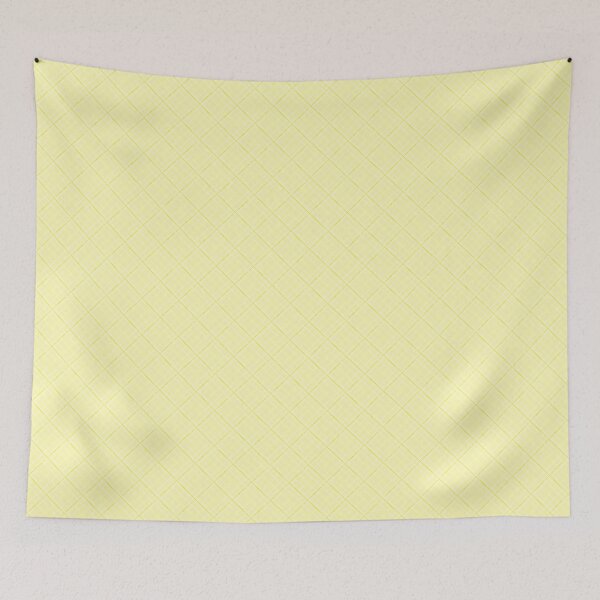 Item preview, Lemon yellow textured tartan plaid. designed and sold by marinaklykva.