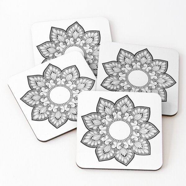 Item preview, Floral Patter Mandala  designed and sold by artesiaKT.