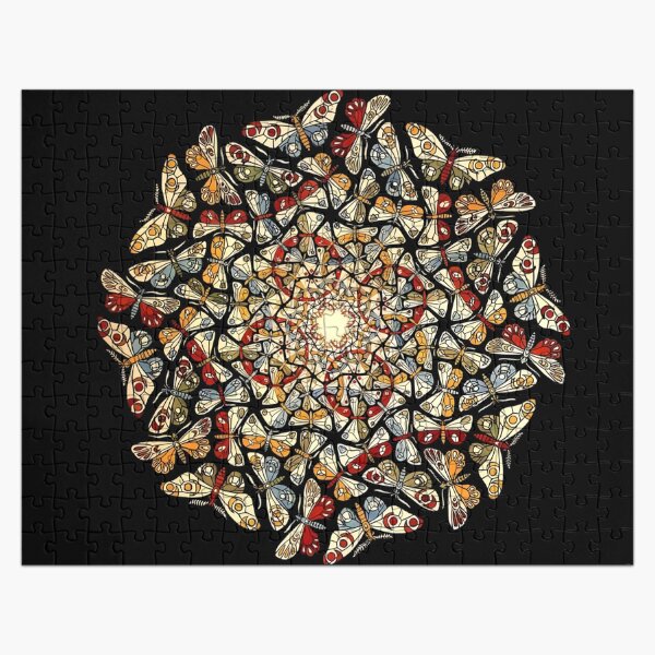 M.C. Escher - Circle Limit with Butterflies Jigsaw Puzzle
