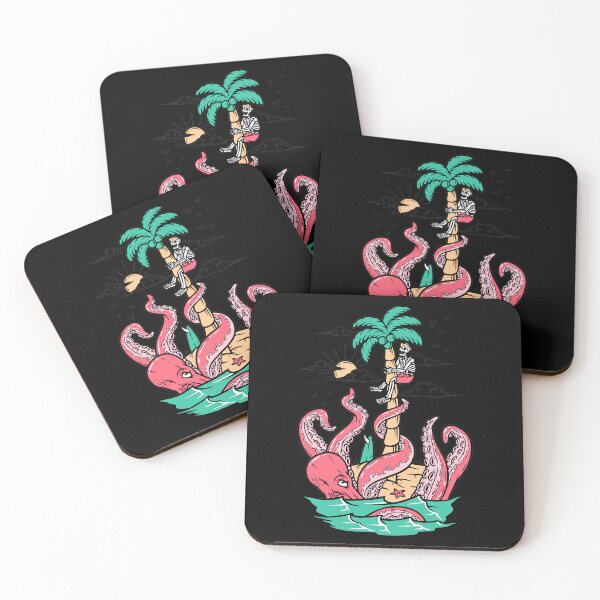 Item preview, The giant octopus attack the skull designed and sold by Dawaly.