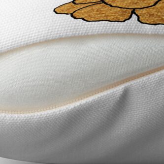 Alternate view of Realistic Chicken Nuggets Throw Pillow