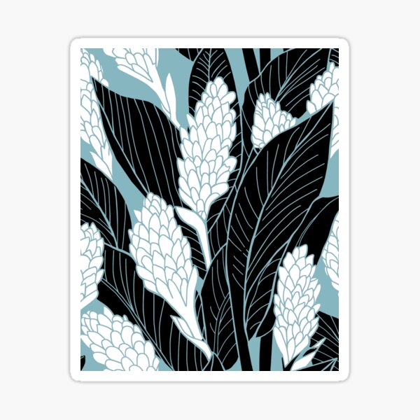 Vista previa del artículo con la obra «Flor de jengibre de la selva salvaje», diseñado y vendido por Linda Maliuana.