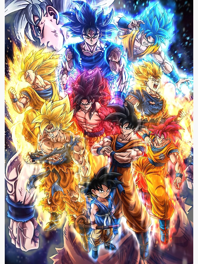 Discover The Legacy of Son Goku II Premium Matte Vertical Poster