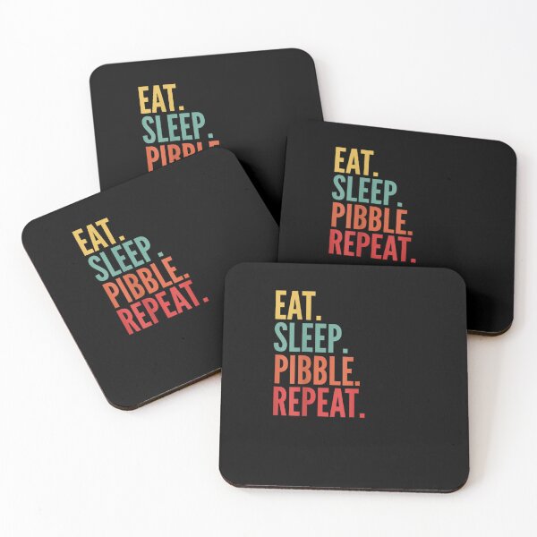 Item preview, Pibble Crypto Eat Sleep Pibble Repeat T-Shirt designed and sold by BortnerZelma.