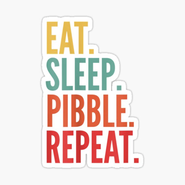 Item preview, Pibble Crypto Eat Sleep Pibble Repeat T-Shirt designed and sold by BortnerZelma.