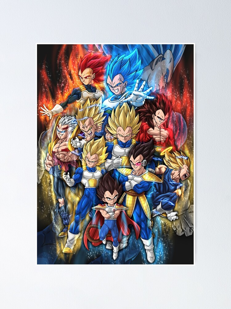 Vegeta Ssj2 Poster by IlanArt