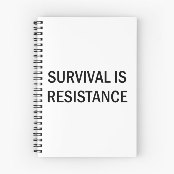 Item preview, survival is resistance black designed and sold by Rin-IR.