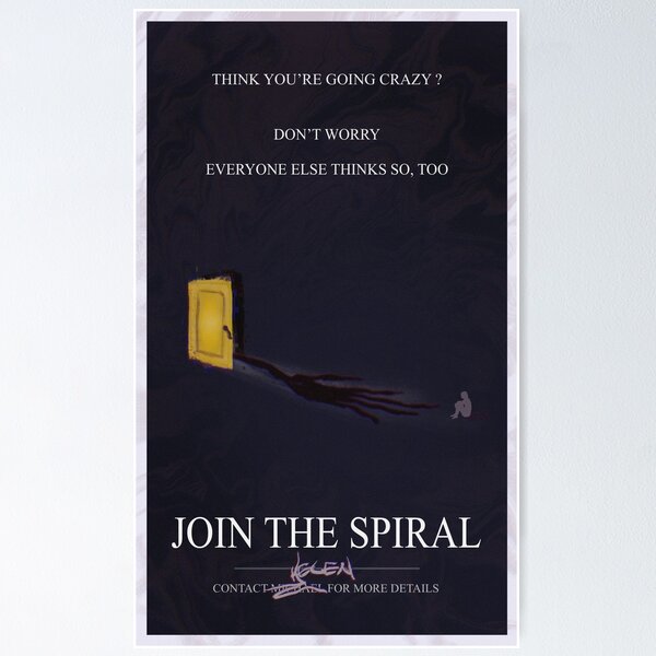 Item preview, JOIN THE SPIRAL | Magnus Archives Print designed and sold by MarieAnagram.